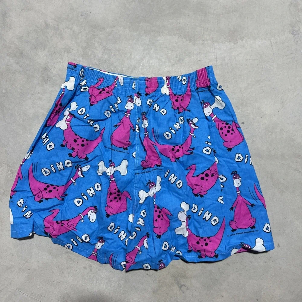 Vintage Dino From The Flintstones Sheep Zone Shorts From 1991 Sleep Boxer NWOT M